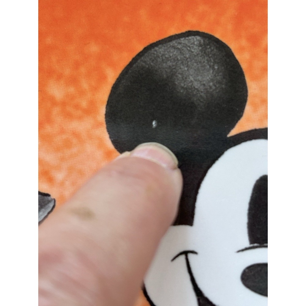 Pottery Barn Kids PBK Mickey Mouse Disney Plate & Bowl Halloween Pumpkin CUTE! - Picture 5 of 6